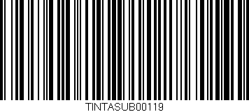Código de barras (EAN, GTIN, SKU, ISBN): 'TINTASUB00119'