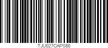 Código de barras (EAN, GTIN, SKU, ISBN): 'TJU027CAPS60'