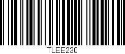 Código de barras (EAN, GTIN, SKU, ISBN): 'TLEE230'
