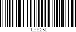 Código de barras (EAN, GTIN, SKU, ISBN): 'TLEE250'