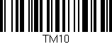 Código de barras (EAN, GTIN, SKU, ISBN): 'TM10'