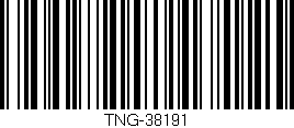 Código de barras (EAN, GTIN, SKU, ISBN): 'TNG-38191'