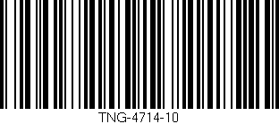 Código de barras (EAN, GTIN, SKU, ISBN): 'TNG-4714-10'