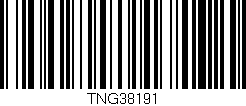 Código de barras (EAN, GTIN, SKU, ISBN): 'TNG38191'