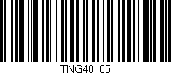 Código de barras (EAN, GTIN, SKU, ISBN): 'TNG40105'