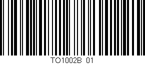 Código de barras (EAN, GTIN, SKU, ISBN): 'TO1002B/01'