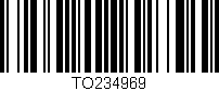 Código de barras (EAN, GTIN, SKU, ISBN): 'TO234969'