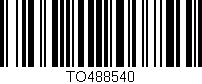Código de barras (EAN, GTIN, SKU, ISBN): 'TO488540'