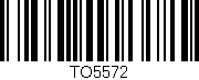 Código de barras (EAN, GTIN, SKU, ISBN): 'TO5572'