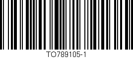 Código de barras (EAN, GTIN, SKU, ISBN): 'TO789105-1'