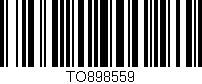 Código de barras (EAN, GTIN, SKU, ISBN): 'TO898559'