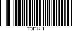 Código de barras (EAN, GTIN, SKU, ISBN): 'TOP14-1'