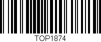 Código de barras (EAN, GTIN, SKU, ISBN): 'TOP1874'