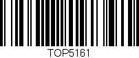 Código de barras (EAN, GTIN, SKU, ISBN): 'TOP5161'