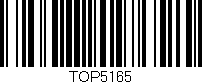Código de barras (EAN, GTIN, SKU, ISBN): 'TOP5165'