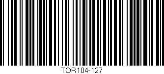 Código de barras (EAN, GTIN, SKU, ISBN): 'TOR104-127'