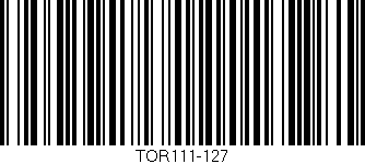 Código de barras (EAN, GTIN, SKU, ISBN): 'TOR111-127'