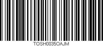 Código de barras (EAN, GTIN, SKU, ISBN): 'TOSH0035OAJM'