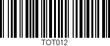 Código de barras (EAN, GTIN, SKU, ISBN): 'TOT012'