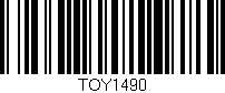 Código de barras (EAN, GTIN, SKU, ISBN): 'TOY1490'