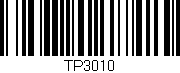 Código de barras (EAN, GTIN, SKU, ISBN): 'TP3010'
