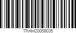 Código de barras (EAN, GTIN, SKU, ISBN): 'TRAM20058035'