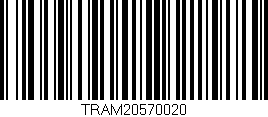 Código de barras (EAN, GTIN, SKU, ISBN): 'TRAM20570020'