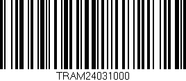 Código de barras (EAN, GTIN, SKU, ISBN): 'TRAM24031000'