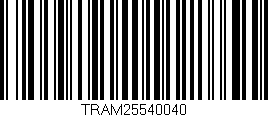 Código de barras (EAN, GTIN, SKU, ISBN): 'TRAM25540040'