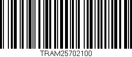 Código de barras (EAN, GTIN, SKU, ISBN): 'TRAM25702100'