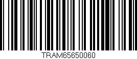 Código de barras (EAN, GTIN, SKU, ISBN): 'TRAM65650060'
