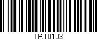 Código de barras (EAN, GTIN, SKU, ISBN): 'TRT0103'