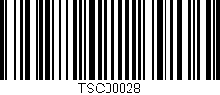 Código de barras (EAN, GTIN, SKU, ISBN): 'TSC00028'