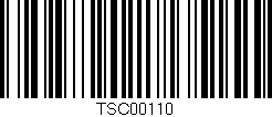 Código de barras (EAN, GTIN, SKU, ISBN): 'TSC00110'