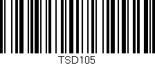 Código de barras (EAN, GTIN, SKU, ISBN): 'TSD105'