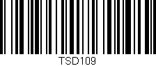 Código de barras (EAN, GTIN, SKU, ISBN): 'TSD109'