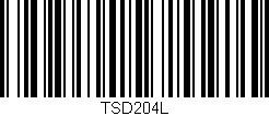 Código de barras (EAN, GTIN, SKU, ISBN): 'TSD204L'