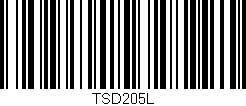 Código de barras (EAN, GTIN, SKU, ISBN): 'TSD205L'