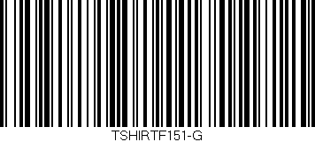 Código de barras (EAN, GTIN, SKU, ISBN): 'TSHIRTF151-G'