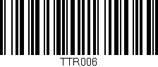 Código de barras (EAN, GTIN, SKU, ISBN): 'TTR006'