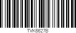 Código de barras (EAN, GTIN, SKU, ISBN): 'TVK6627B'
