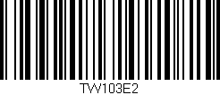 Código de barras (EAN, GTIN, SKU, ISBN): 'TW103E2'