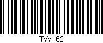 Código de barras (EAN, GTIN, SKU, ISBN): 'TW162'