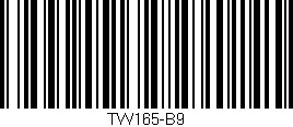 Código de barras (EAN, GTIN, SKU, ISBN): 'TW165-B9'