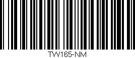 Código de barras (EAN, GTIN, SKU, ISBN): 'TW165-NM'