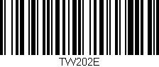 Código de barras (EAN, GTIN, SKU, ISBN): 'TW202E'