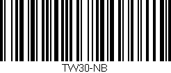 Código de barras (EAN, GTIN, SKU, ISBN): 'TW30-NB'