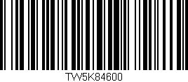 Código de barras (EAN, GTIN, SKU, ISBN): 'TW5K84600'