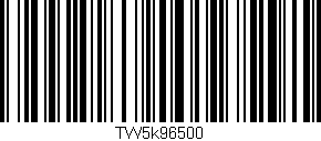 Código de barras (EAN, GTIN, SKU, ISBN): 'TW5k96500'
