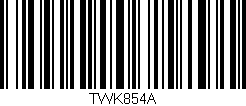 Código de barras (EAN, GTIN, SKU, ISBN): 'TWK854A'